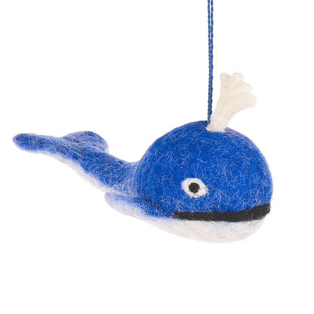 Blue Whale Hanging Decoration by Felt So Good