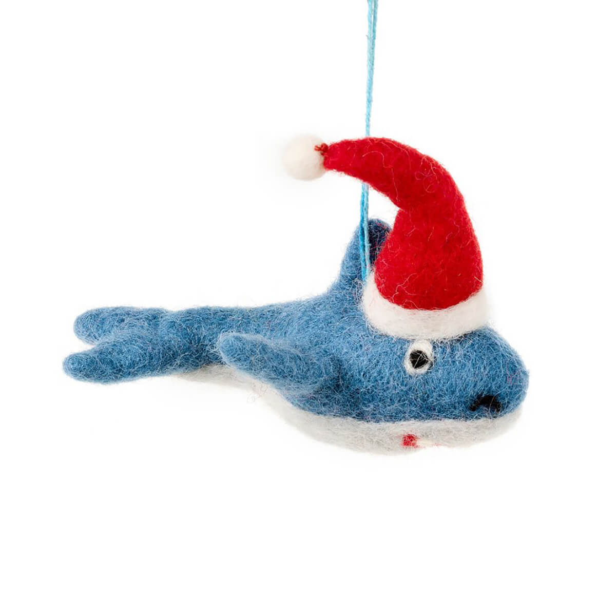 Santa Jaws Hanging Tree Decoration by Felt So Good