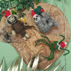 Christmas Sloth Tree Decoration by Felt So Good