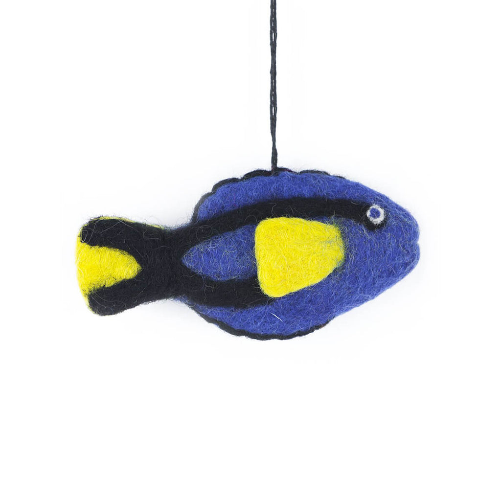 Blue Tang Fish Hanging Decoration by Felt So Good