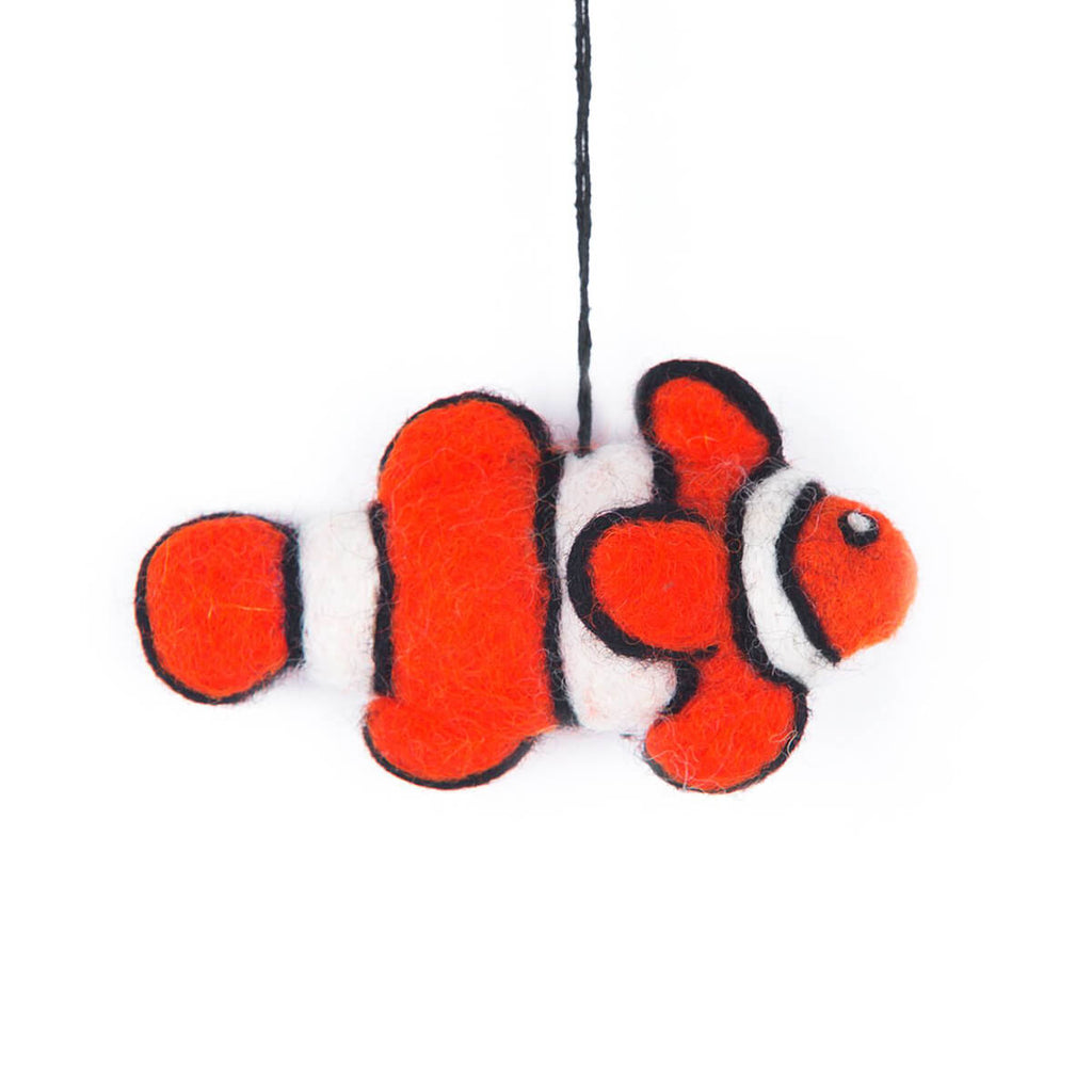 Clownfish Hanging Decoration by Felt So Good