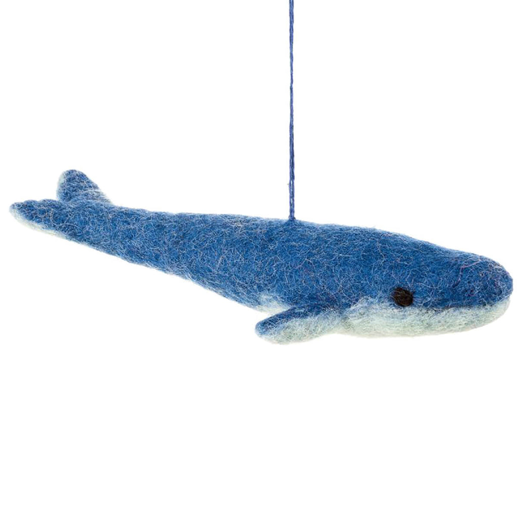 The Big Blue Whale Hanging Decoration by Felt So Good