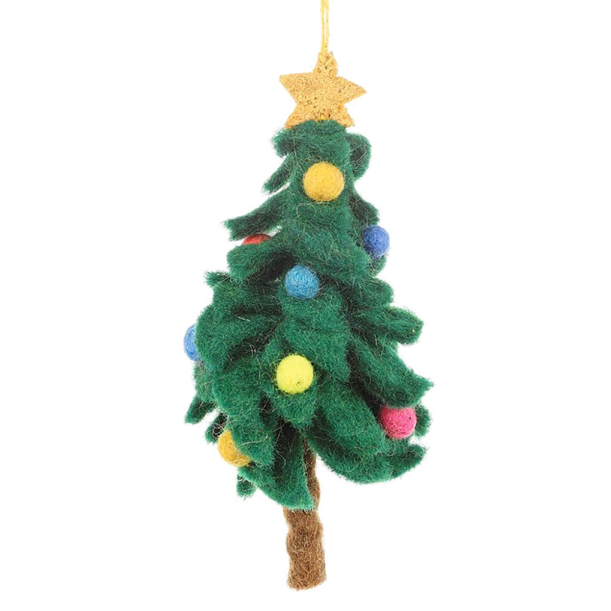 Colourful Tree Christmas Tree Decoration by Felt So Good