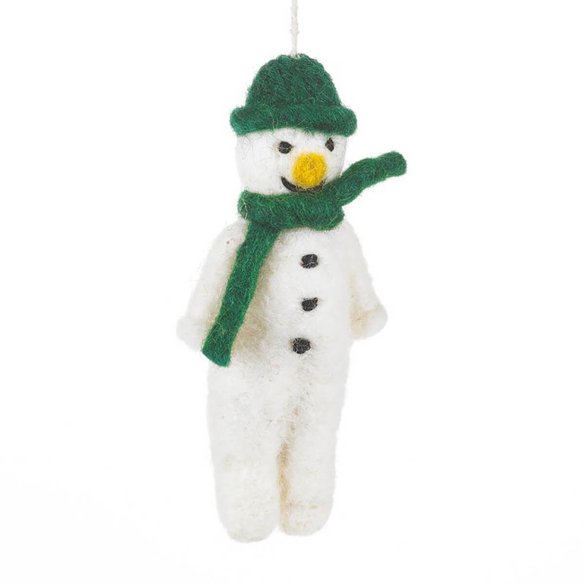 Mr Snowman Tree Decoration by Felt So Good