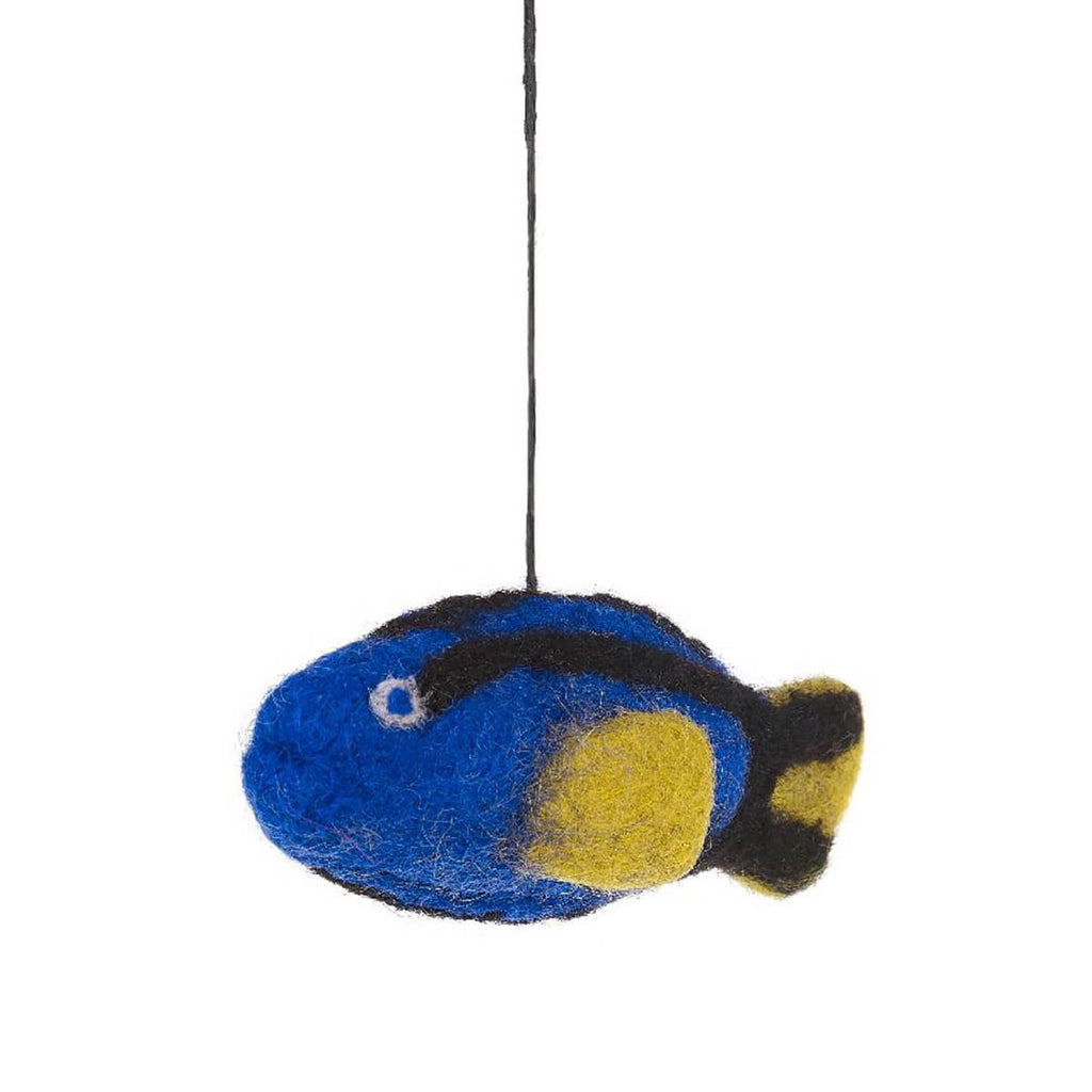 Blue Tang Fish Hanging Decoration by Felt So Good