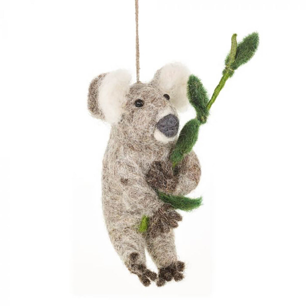 Kenny The Koala Hanging Tree Decoration by Felt So Good