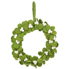 Mistletoe Wreath Hanging Decoration (30cm Diameter) by Felt So Good