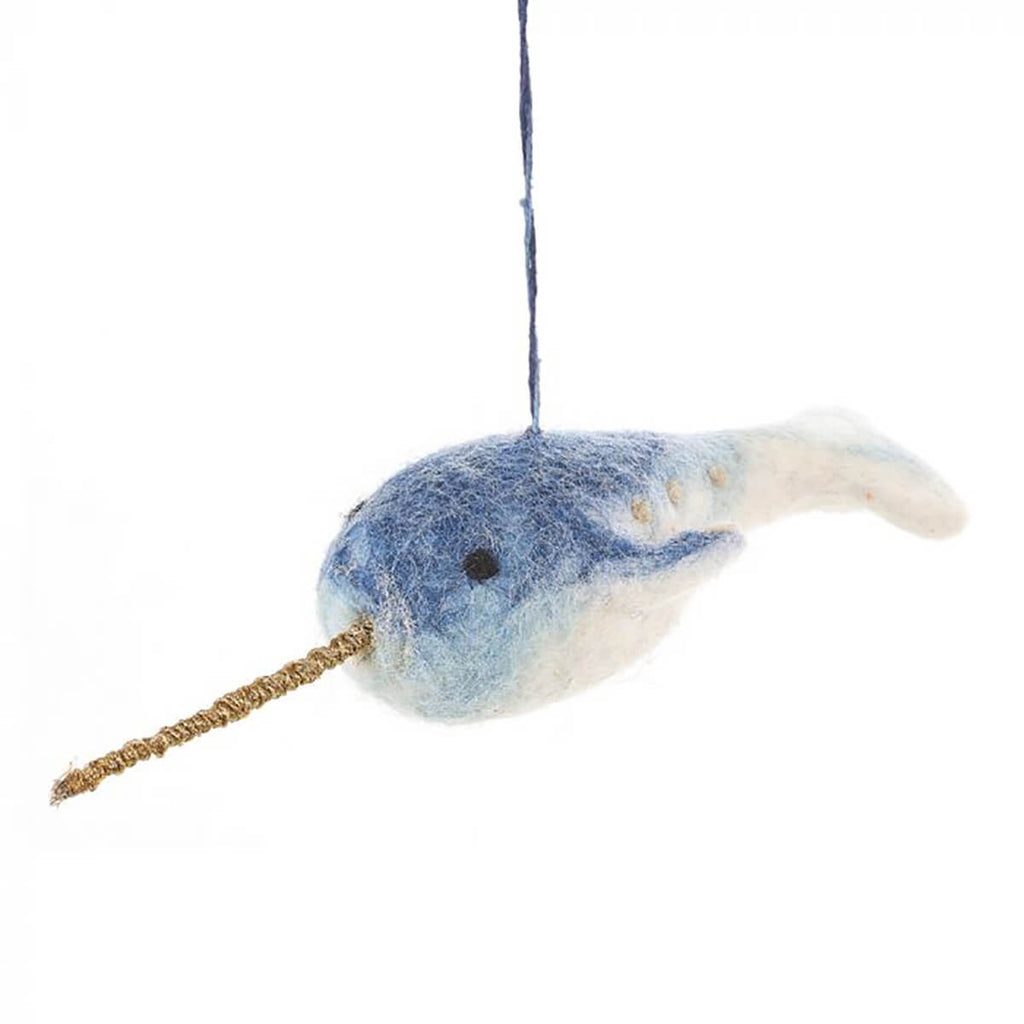 Narwhal Hanging Decoration by Felt So Good