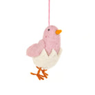 Handmade Needle Felt Chirpy Chicks Hanging Easter Decoration by Felt So Good