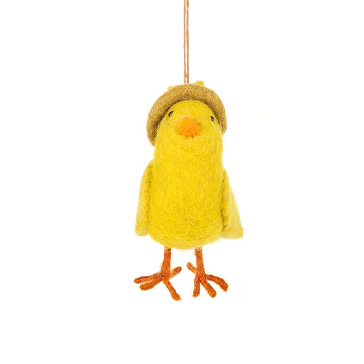 Handmade Needle Felt Chirpy Chicks Hanging Easter Decoration by Felt So Good