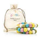 Handmade Biodegradable Felt Easter Bubble Garland Home Decoration by Felt So Good