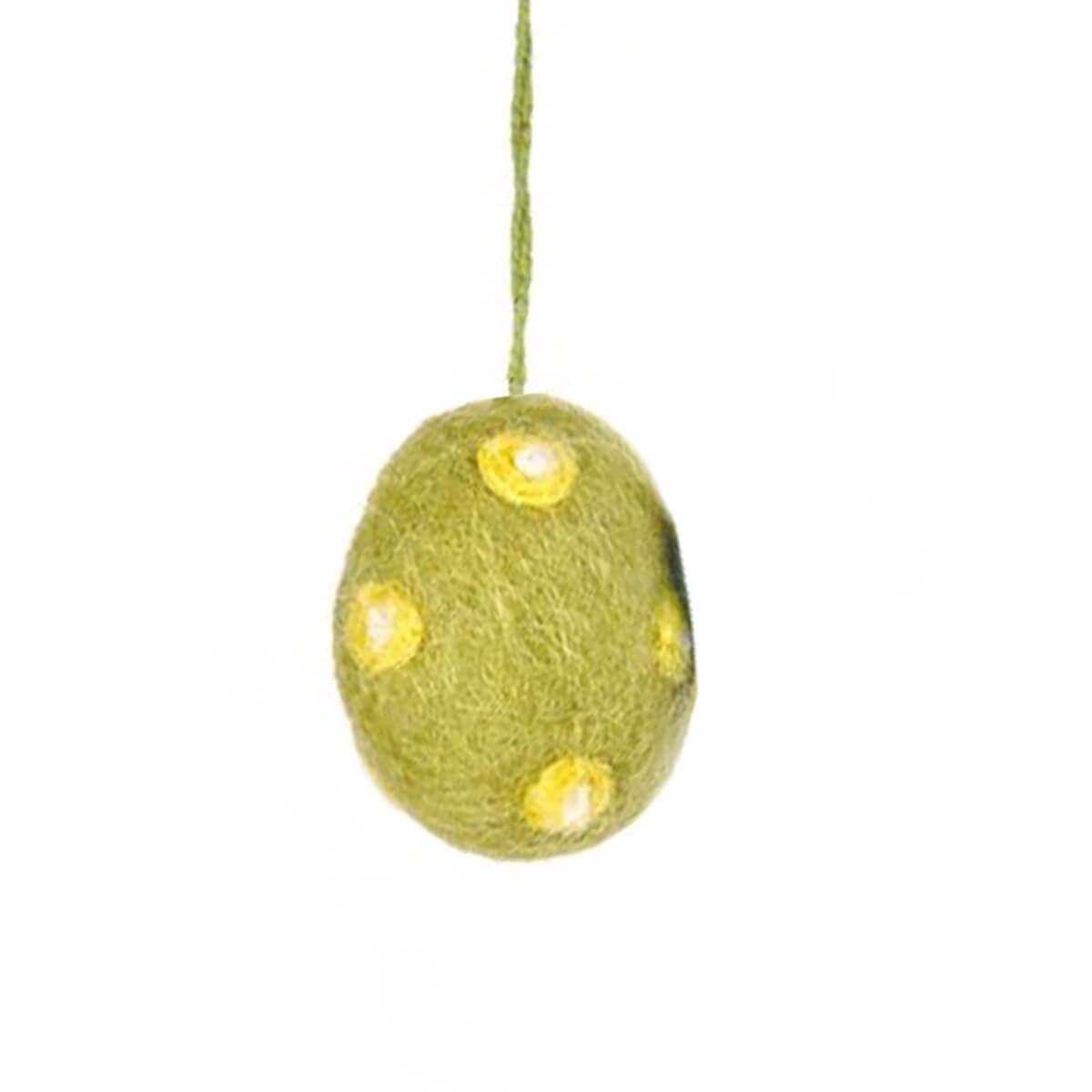 Handmade Needle Felt Easter Egg Hanging Easter Decoration by Felt So Good