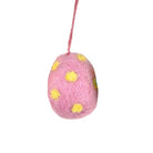 Handmade Needle Felt Easter Egg Hanging Easter Decoration by Felt So Good