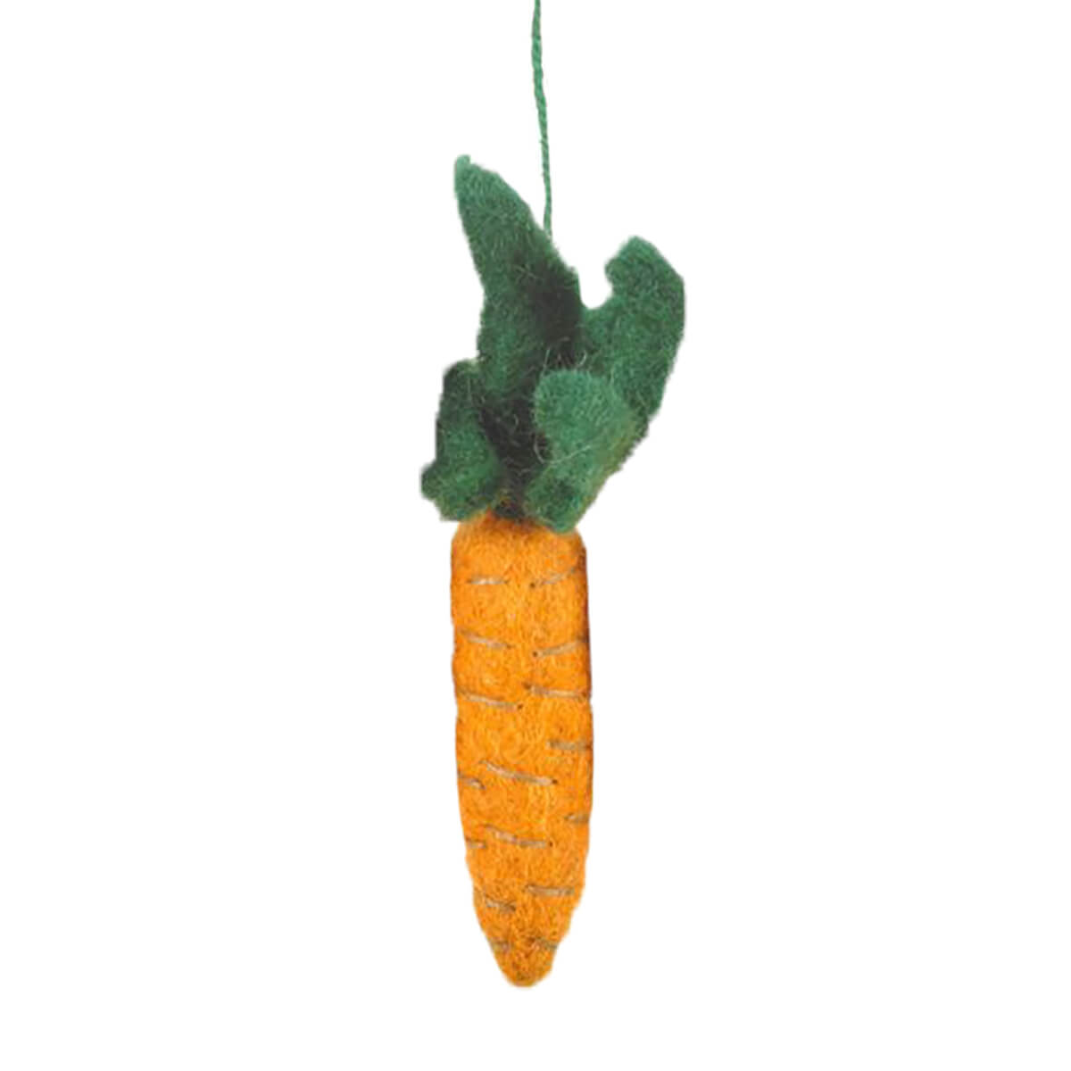 Handmade Hanging Carrot Felt Easter Decorations by Felt So Good