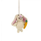 Handmade Felt Mini Easter Bunny Hanging Decoration by Felt So Good