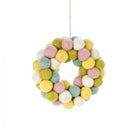 Handmade Felt Easter Mini Bubble Wreath Hanging Decoration by Felt So Good