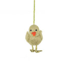 Handmade Needle Felt Hanging Easter Chick Decoration by Felt So Good