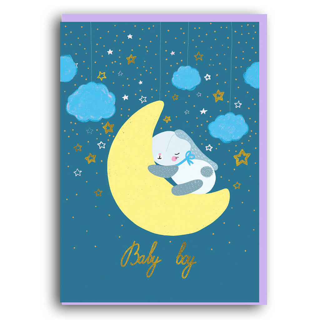 Baby Boy Greetings Card by Forever Funny
