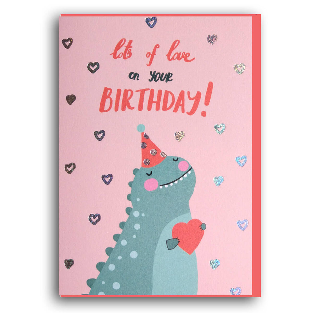 Lots Of Love On Your Birthday Greetings Card by Forever Funny
