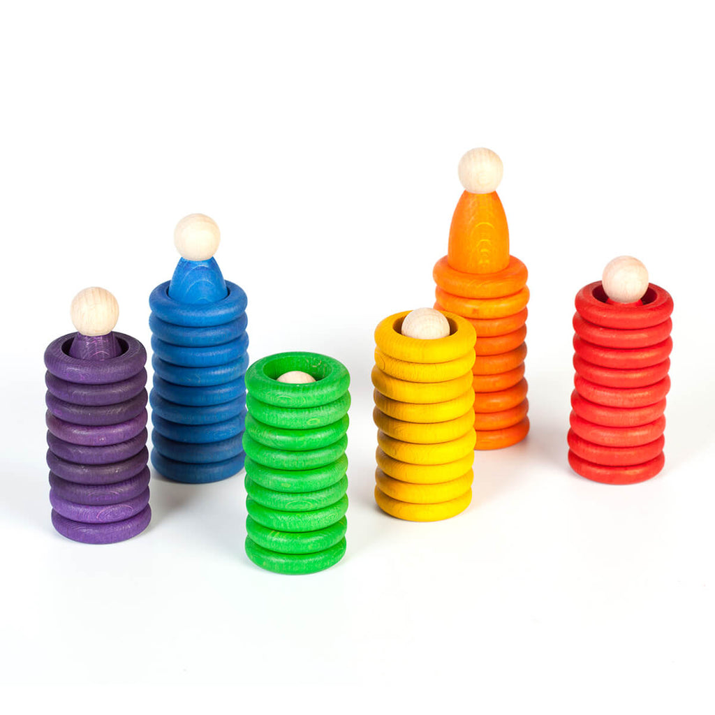 Nins, Rings and Coins (Rainbow Colours) by Grapat