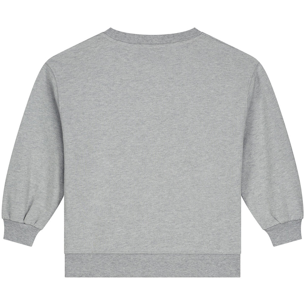 Dropped Shoulder Sweater in Grey Melange by Gray Label