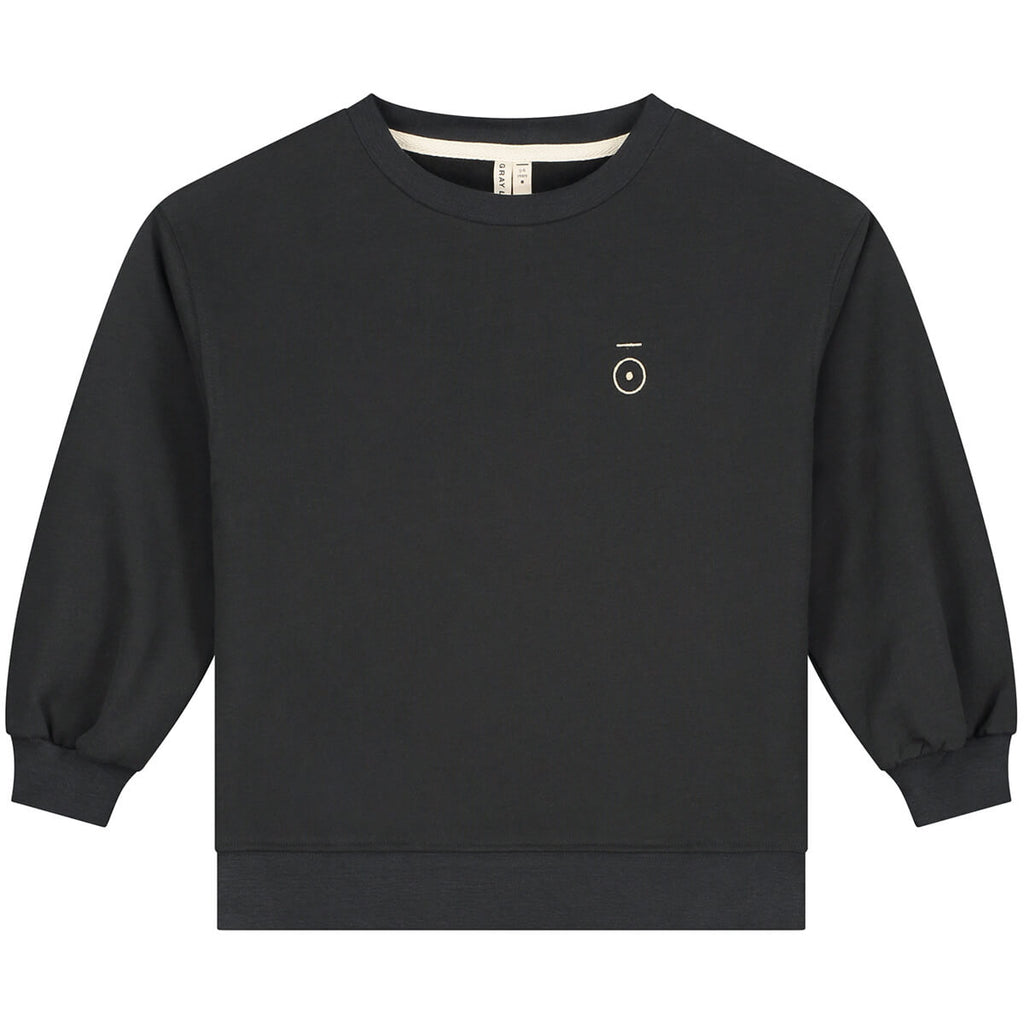 Dropped Shoulder Sweater in Nearly Black by Gray Label