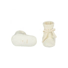 Ribbed Booties in Cream by Gray Label