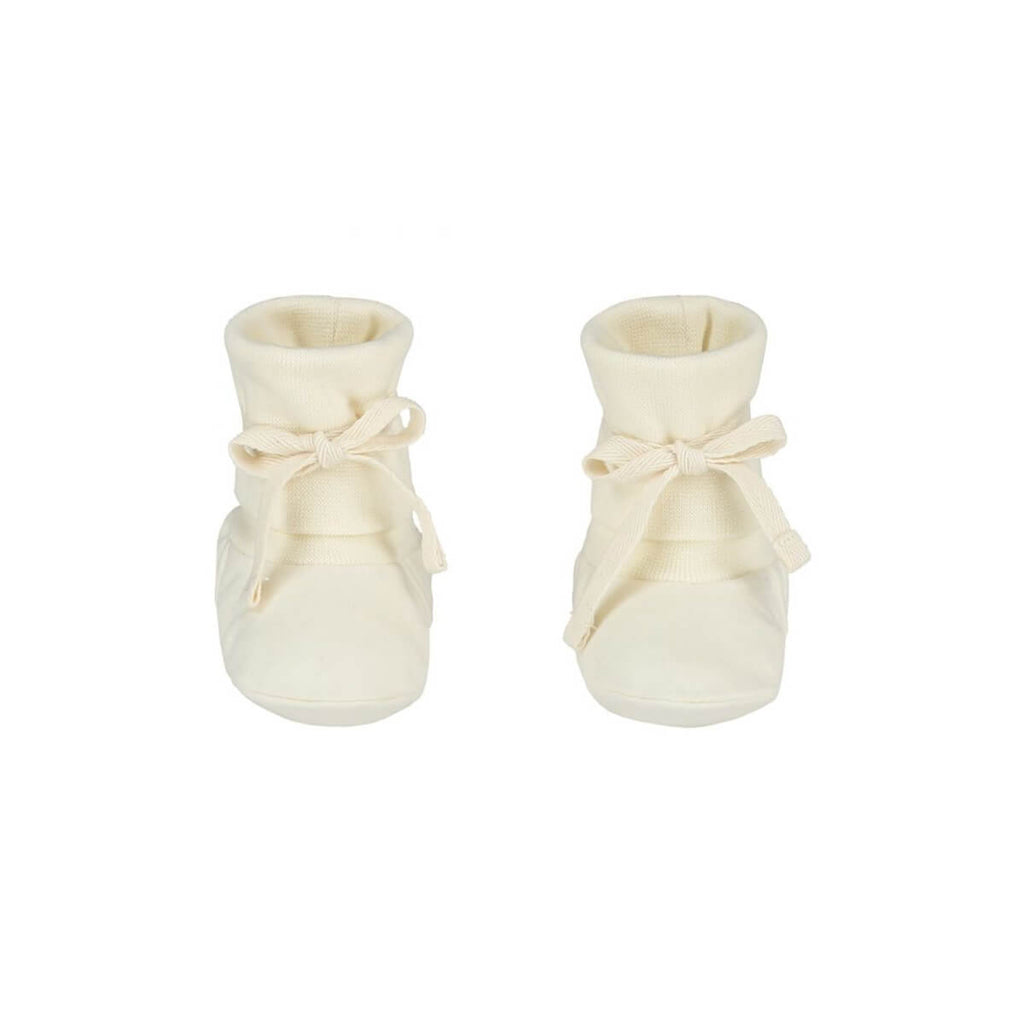 Ribbed Booties in Cream by Gray Label
