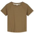 Crew Neck T Shirt in Peanut by Gray Label