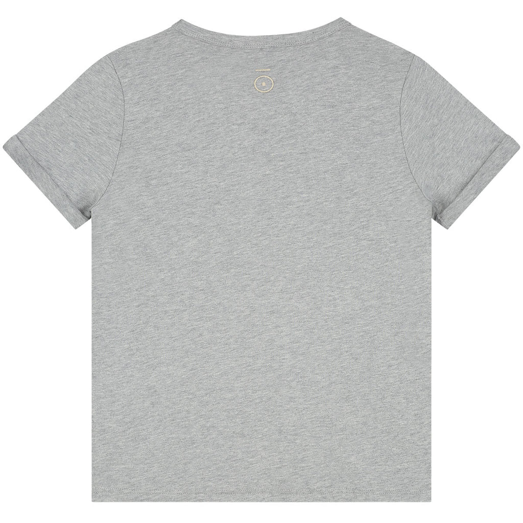 Short Sleeve Pocket T Shirt in Grey Melange by Gray Label