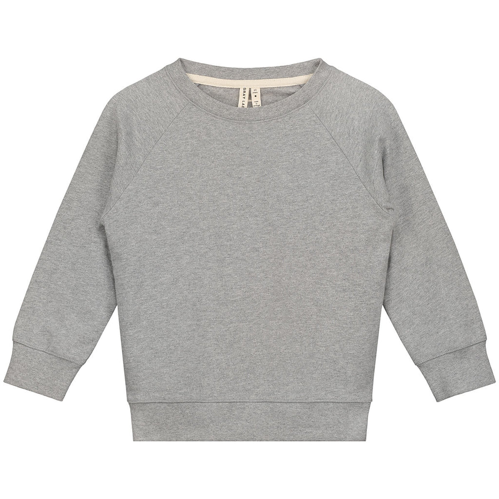 Crew Neck Sweater in Grey Melange by Gray Label