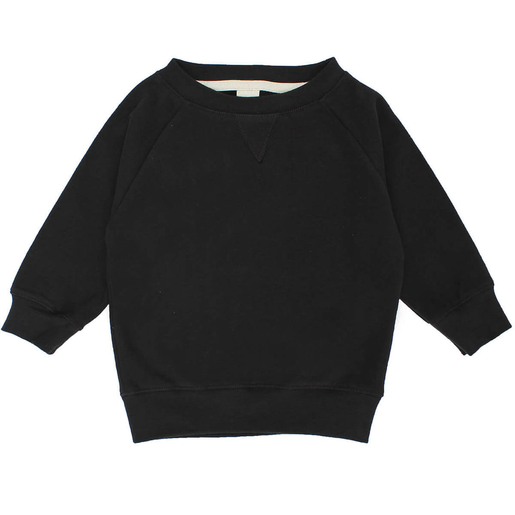 Crew Neck Sweater in Nearly Black by Gray Label