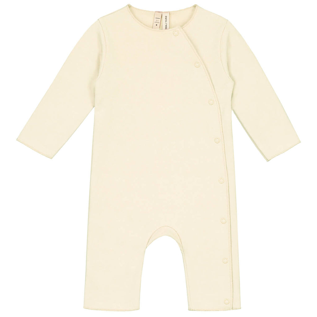 Baby Suit With Snaps in Cream by Gray Label