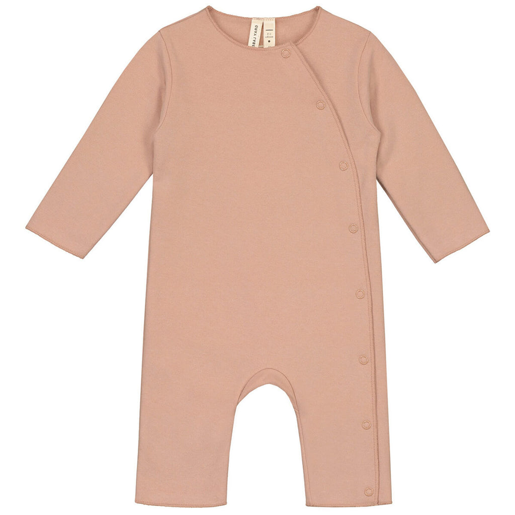 Baby Suit With Snaps in Rustic Clay by Gray Label