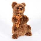 Brown Mama Bear With Baby by Hansa