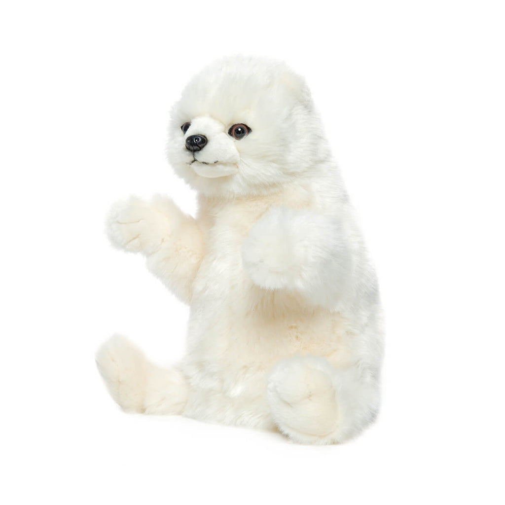 Polar Bear Hand Puppet by Hansa