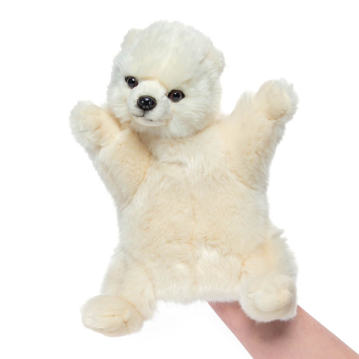 Polar Bear Hand Puppet by Hansa