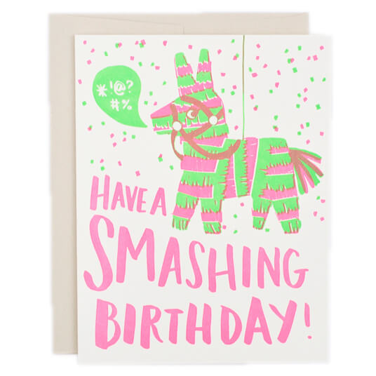 Piñata Greetings Card by Hello! Lucky