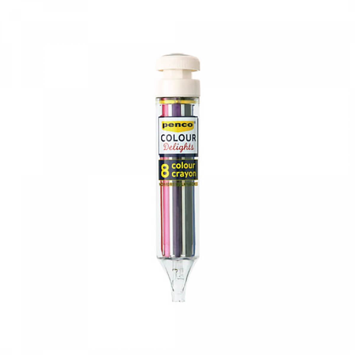 Penco 8 Colour Crayon (Various Colours) by Hightide Penco