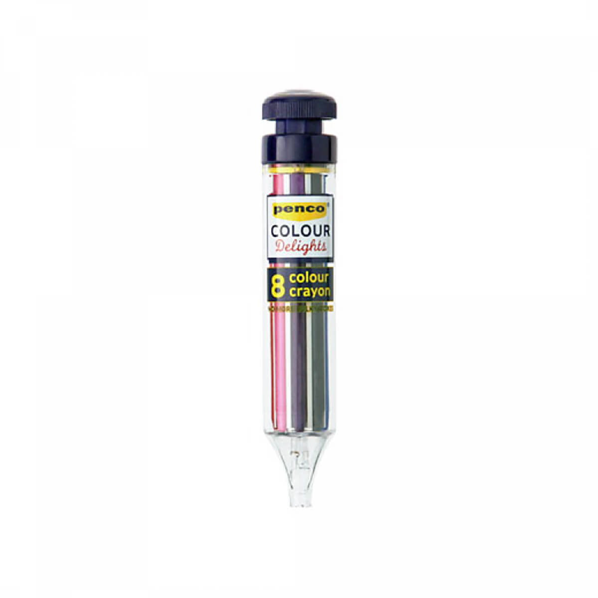 Penco 8 Colour Crayon (Various Colours) by Hightide Penco