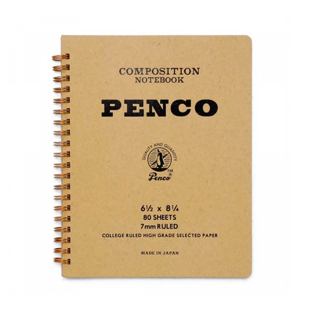 Large Coil Notebook in Natural by Hightide Penco