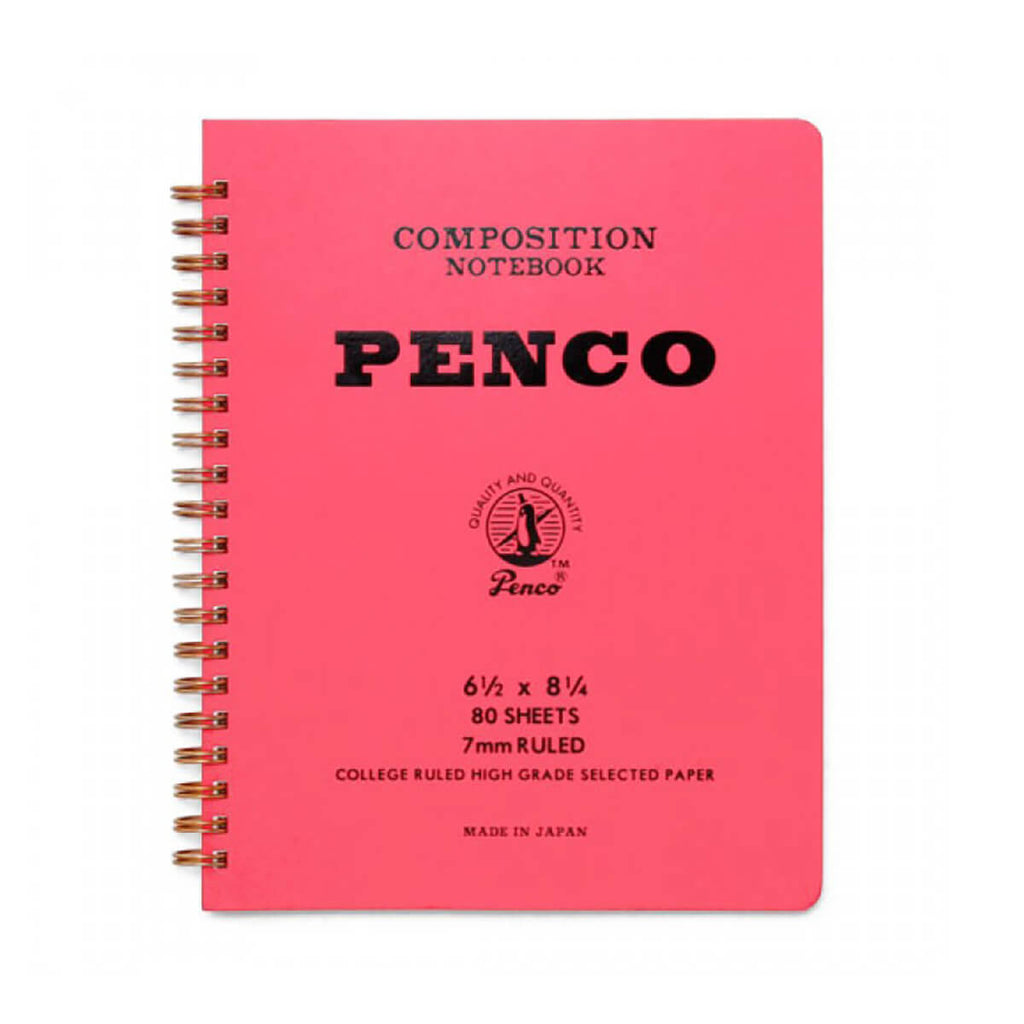 Large Coil Notebook in Red by Hightide Penco