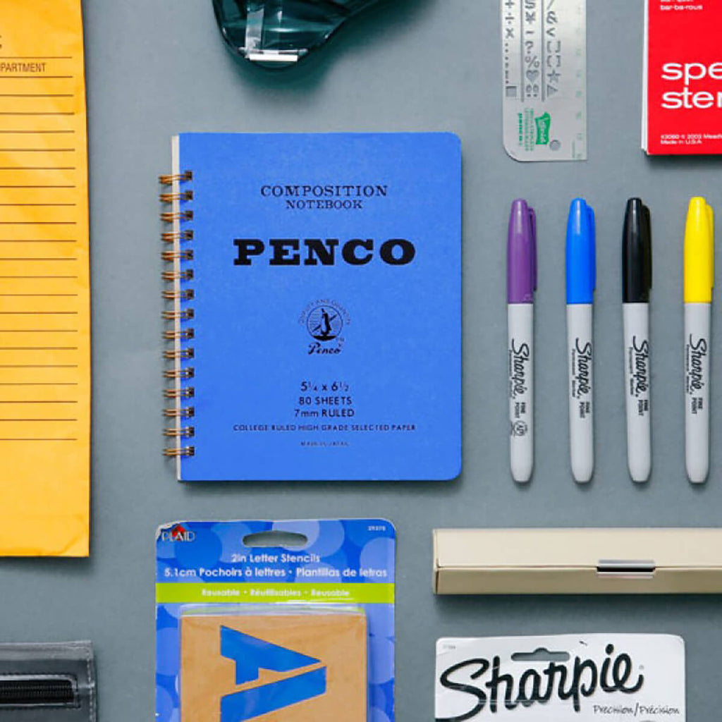 Medium Coil Notebook in Blue by Hightide Penco