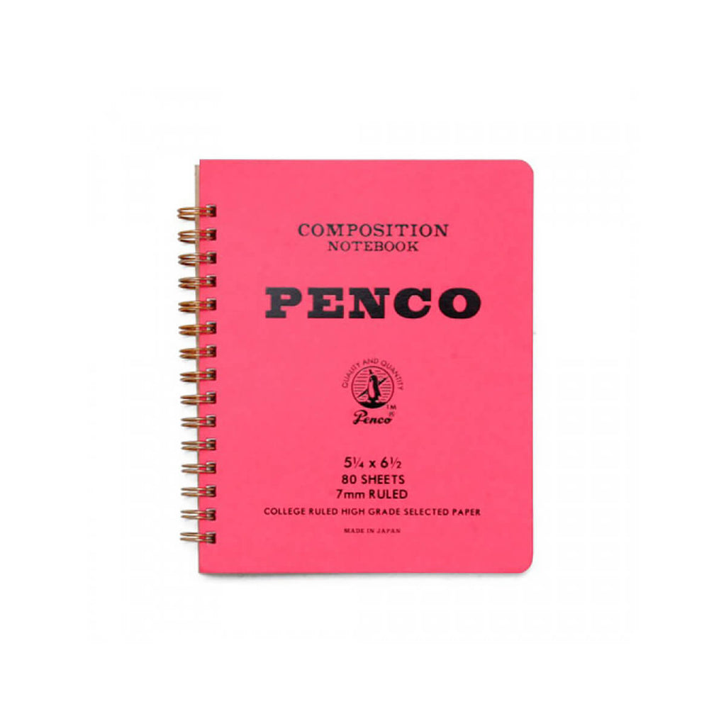 Medium Coil Notebook in Red by Hightide Penco