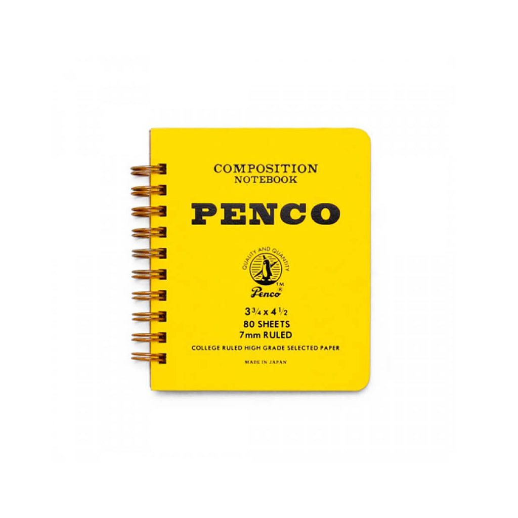 Small Coil Notebook in Yellow by Hightide Penco