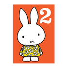Miffy Age 2 Greetings Card by Dick Bruna for Hype Card