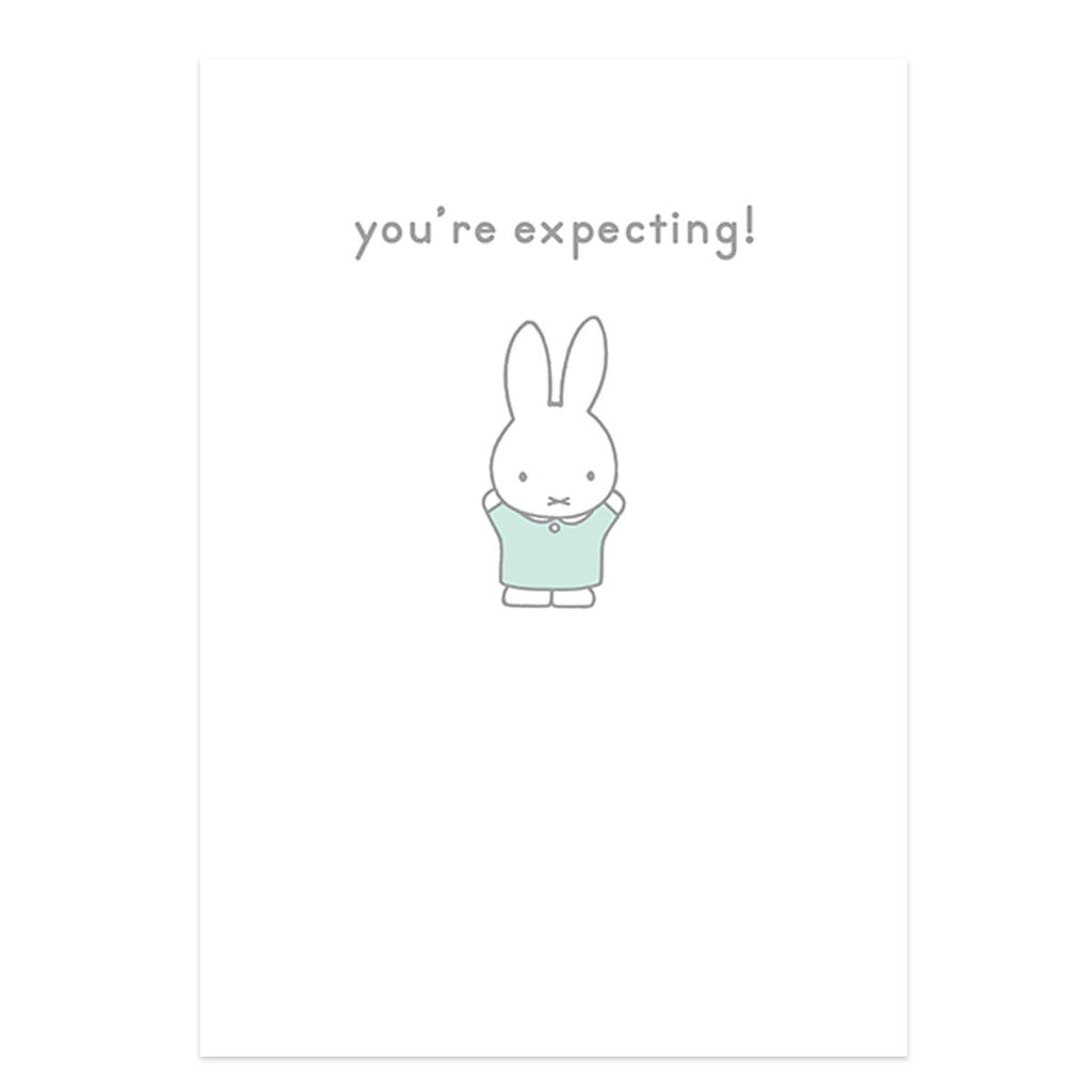 Miffy You're Expecting Greetings Card by Dick Bruna for Hype Card