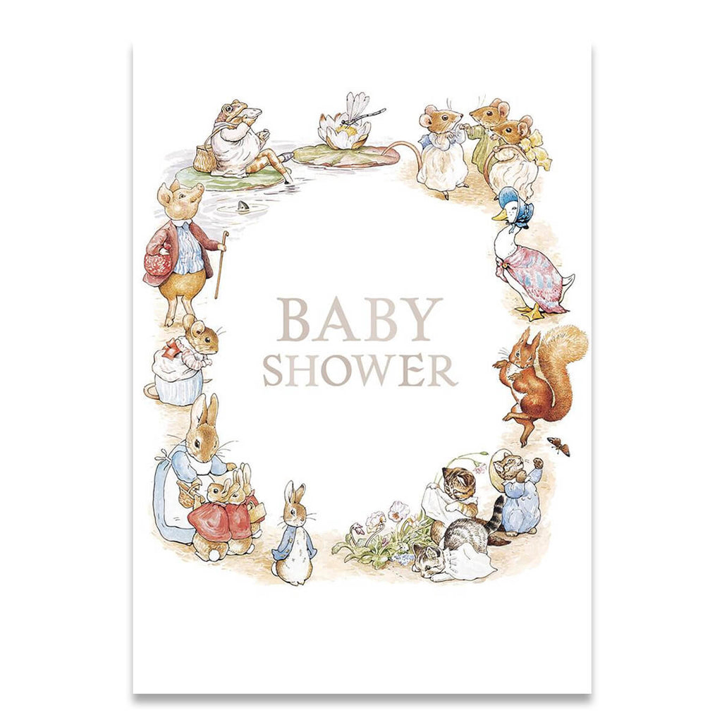 Baby Shower Greetings Card by Beatrix Potter for Hype Card