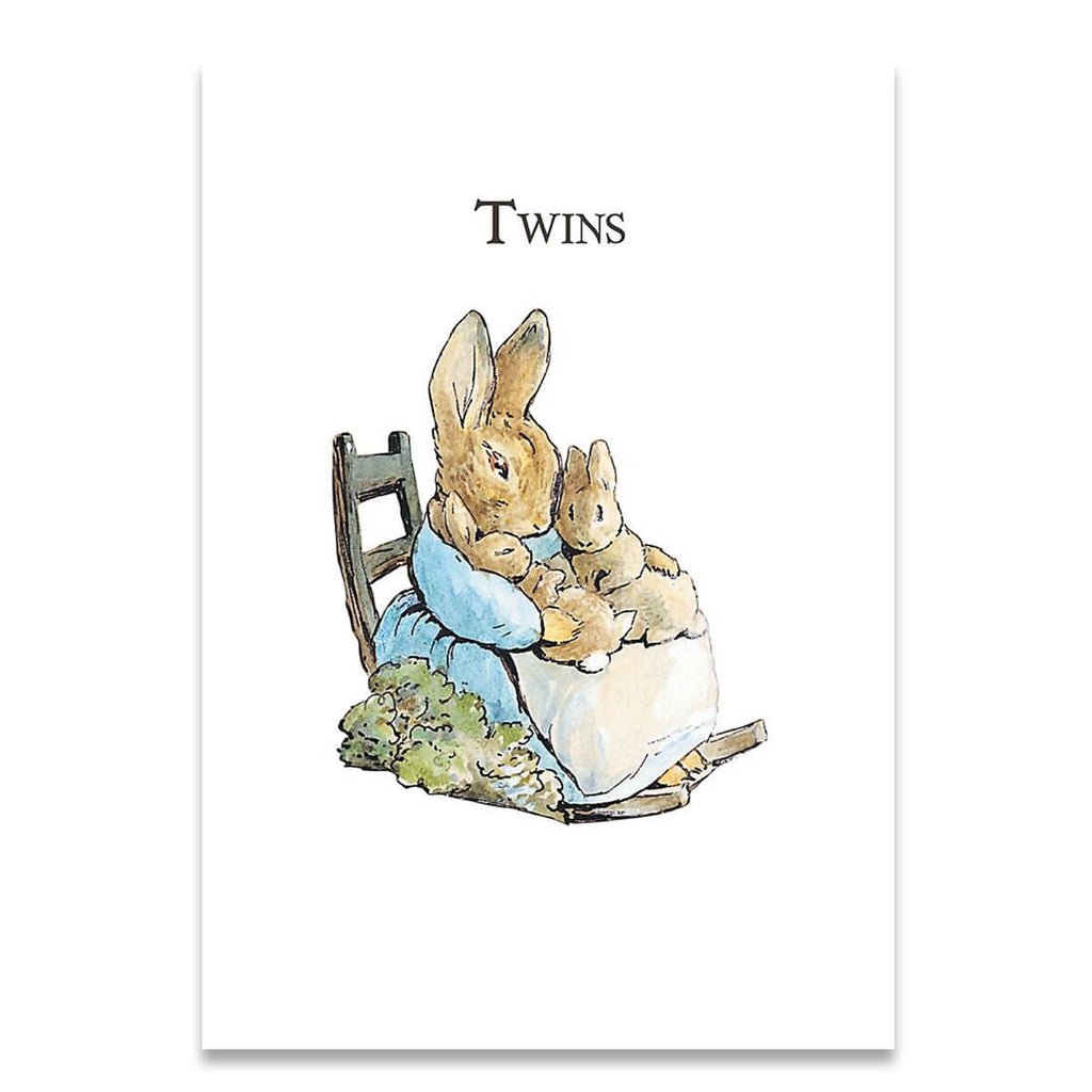 Twins Greetings Card by Beatrix Potter for Hype Card