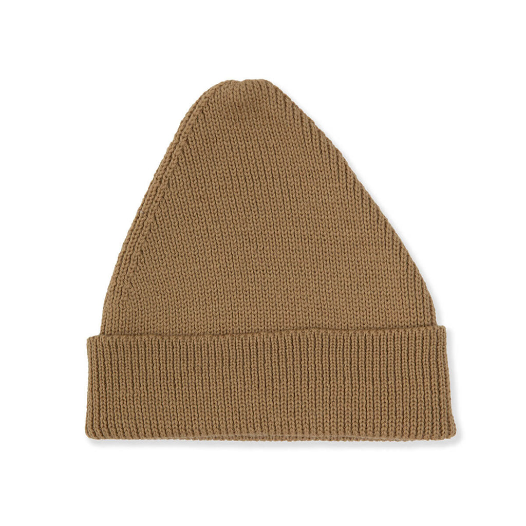 Adult Highland Wool Port Beanie in Toasted Camel by James Street Co.